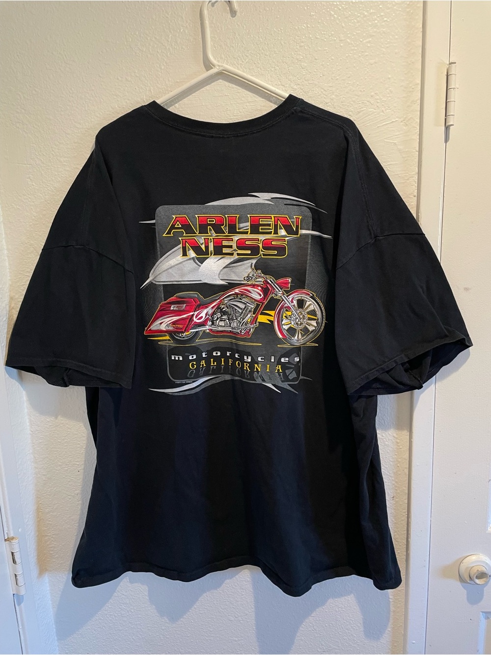 Arlen Ness Motorcycles Graphic T-Shirt • Men's Size 4XL • Heavyweight Black 🔥 - Picture 5 of 9